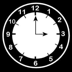 clock / 3 'o clock